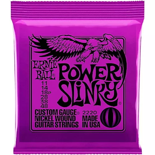 Electric Gtr Str Set 11/48 Pow Slinky Purple