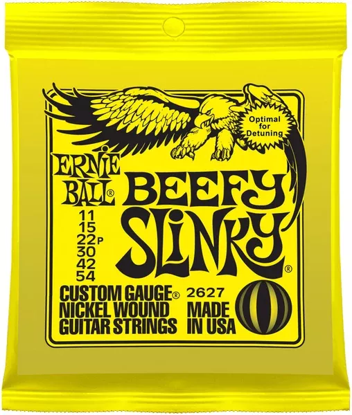 Electric Gtr Str Set 11/54 Beefy Slinky Yellow
