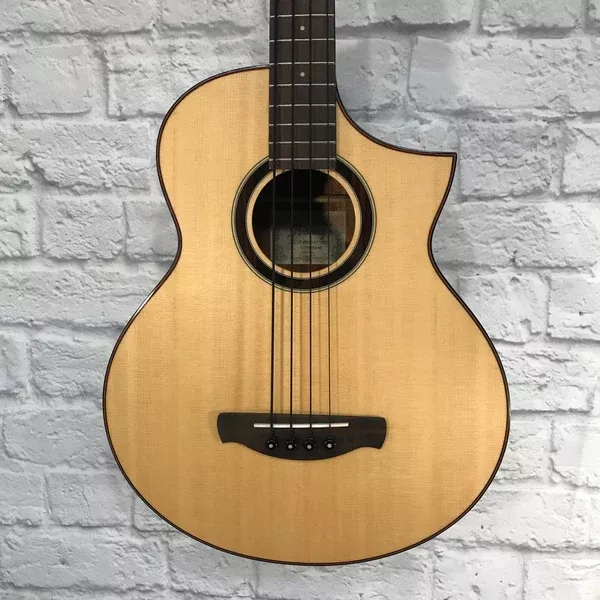 ** Ibanez AEWB20NT 4-string Acoustic BassGuitar with Mahogany Back and Sides