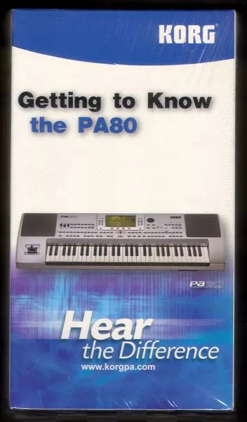 Korg Video Owners Manual For PA80