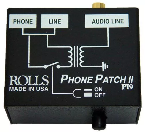 Rolls PI9 Phone Patch RJ11 to RCA or 1 /8 inch mini